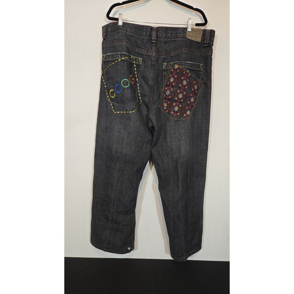 Vintage Men's Coogie Wide Leg Jeans with Embroidered Pockets - Picture 2 of 16